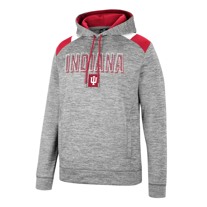 Sweat à capuche Indiana Hoosiers NCAA Talkie-walkie 22 GRY