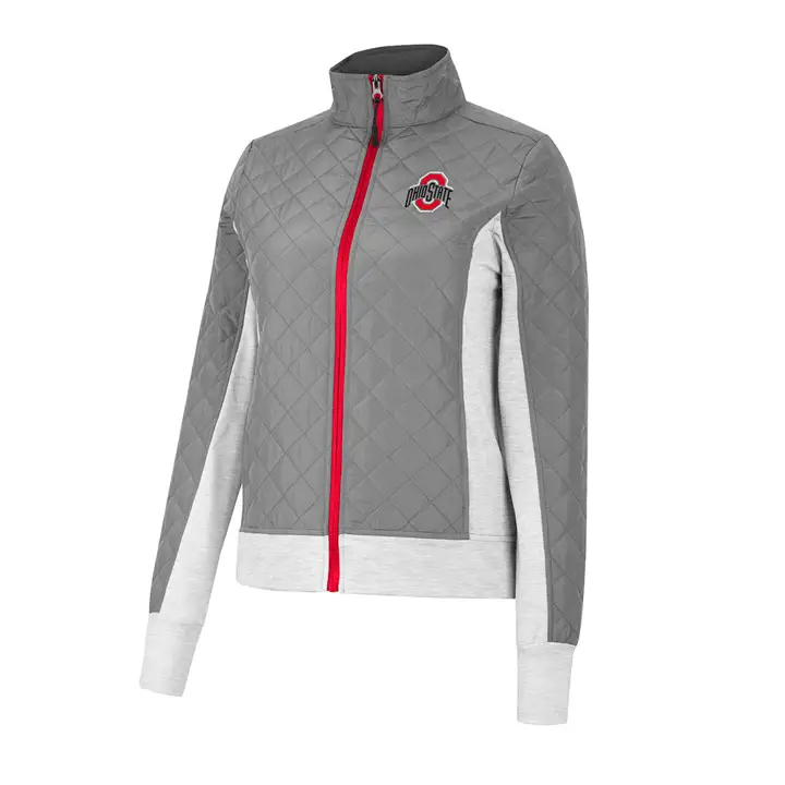 Veste matelassée Billie Mack NCAA pour femme Ohio State Buckeyes