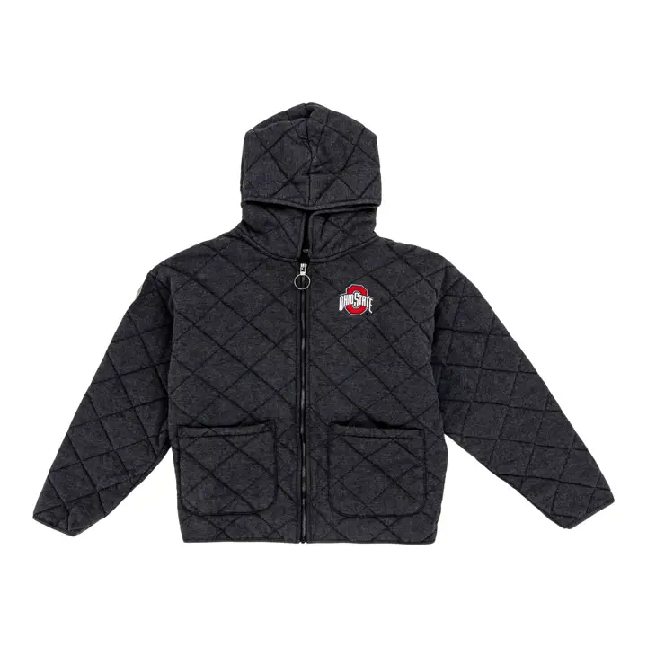 Ohio State Buckeyes NCAA Veste matelassée femme Jamie 22 GRIS