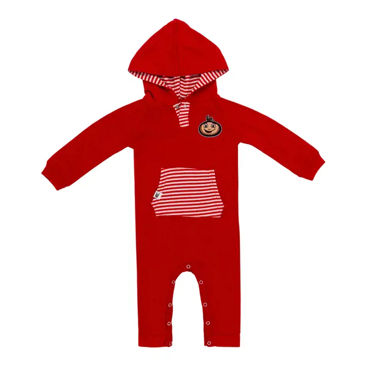 Barboteuse rayée pour nouveau-né Ohio State Buckeyes NCAA 22 ROUGE