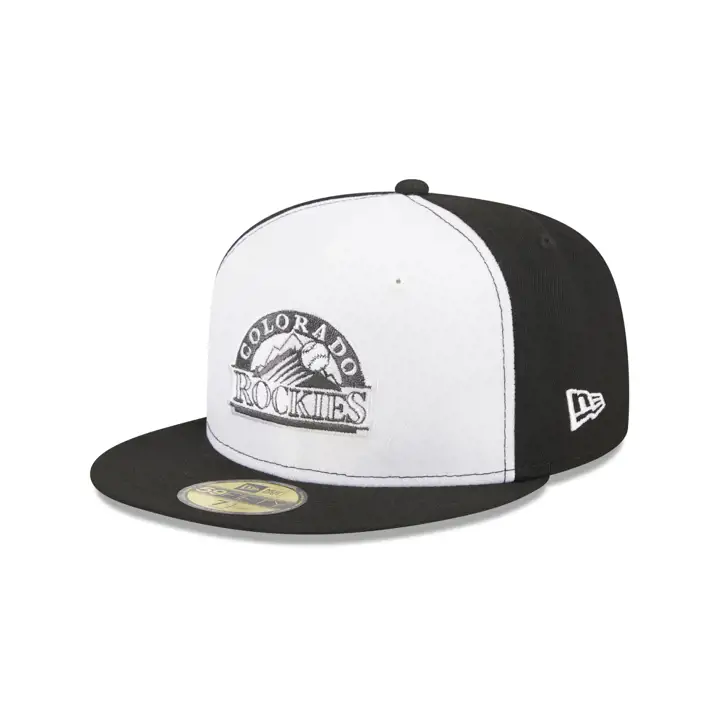Colorado Rockies MLB Yin et Yang 59FIFTY  blanc/noir/gris
