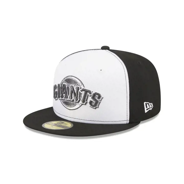 Casquette 59FIFTY MLB Yin et Yang des San Francisco Giants, blanc/noir/gris