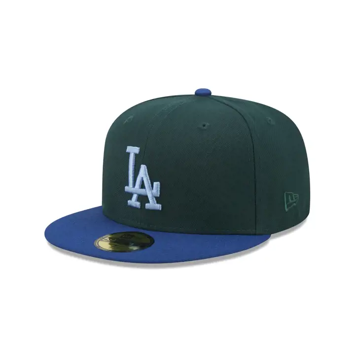 Casquette 59FIFTY MLB Enchanted Forest des Los Angeles Dodgers vert foncé/bleu