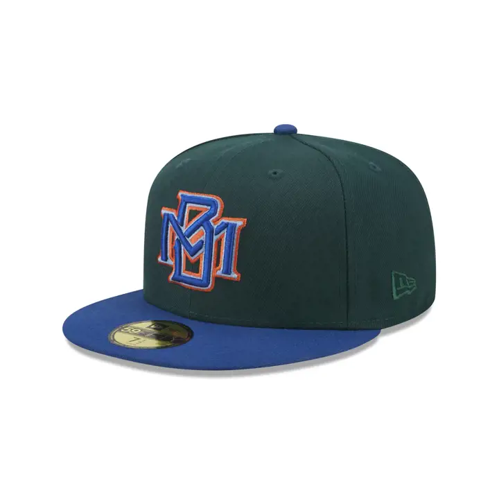 Casquette 59FIFTY Enchanted Forest des Brewers de Milwaukee MLB vert foncé/bleu/s