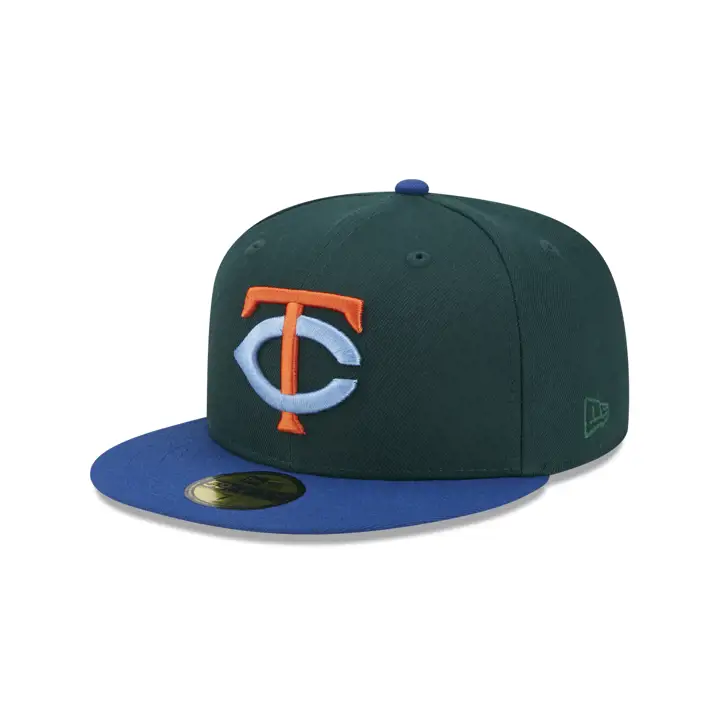 Minnesota Twins MLB Enchanted Forest 59FIFTY vert foncé/bleu/bleu ciel