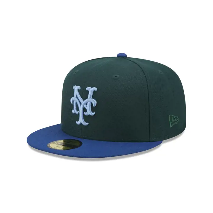 New York Mets MLB Forêt Enchantée 59FIFTY vert foncé/bleu/bleu ciel