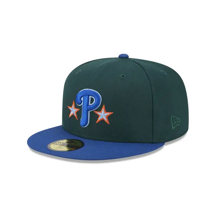 Casquette 59FIFTY Enchanted Forest MLB Philadelphia Phillies vert foncé/bleu