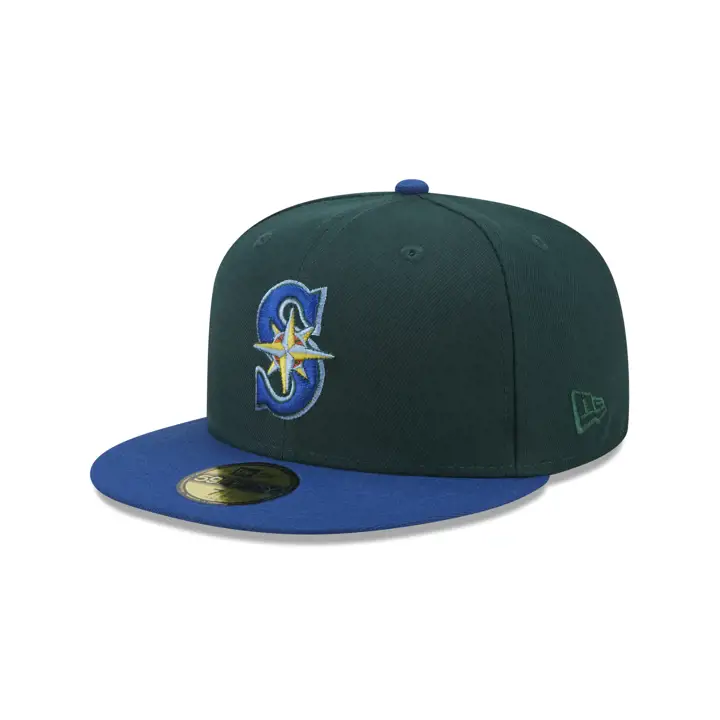 Casquette Seattle Mariners MLB Enchanted Forest 59FIFTY vert foncé/bleu/bleu ciel