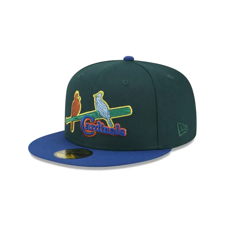 Casquette 59FIFTY Enchanted Forest des St. Louis Cardinals de la MLB vert foncé/bleu