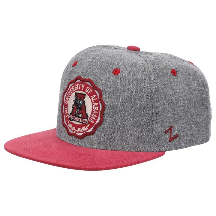 Casquette NCAA Re-Seal Snap H-GRAY/CRIM Alabama Crimson Tide
