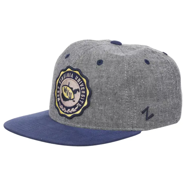 Casquette West Virginia Mountaineers NCAA Re-Seal Snap H-GRIS/MARINE