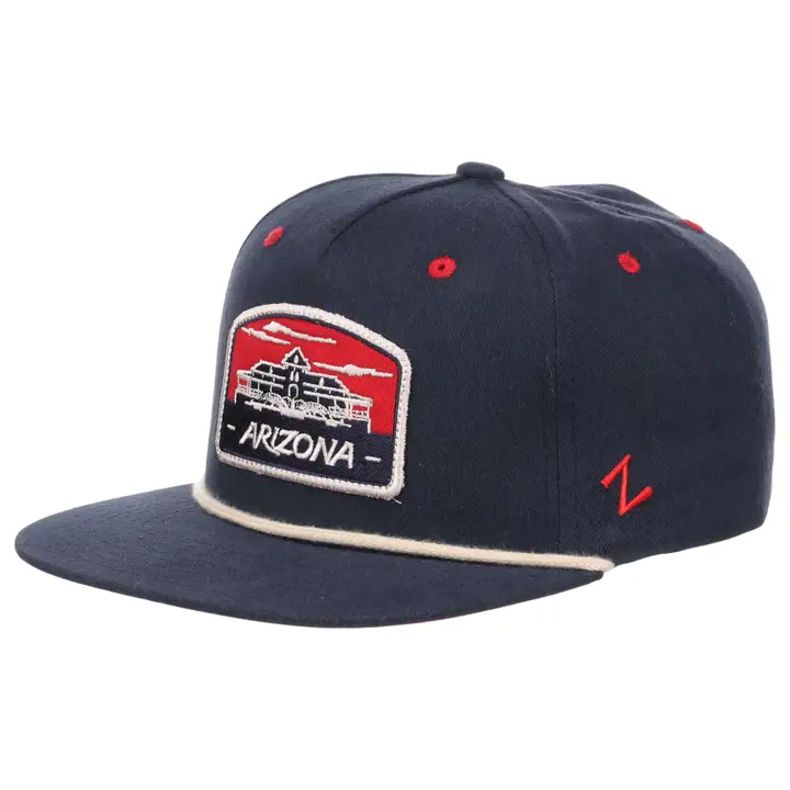 Arizona Wildcats NCAA Pinehurst Snap BLEU MARINE