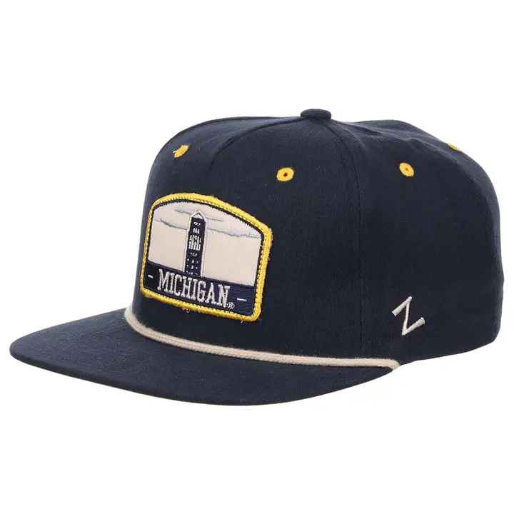 Michigan Wolverines NCAA Pinehurst Snap BLEU MARINE