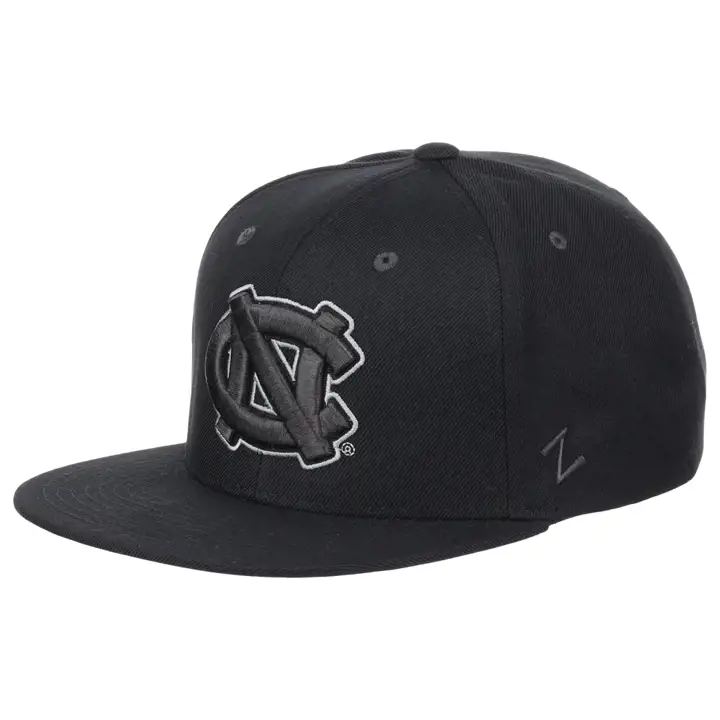 North Carolina Tar Heels NCAA Casquette à bride réglable NOIR/GRIS