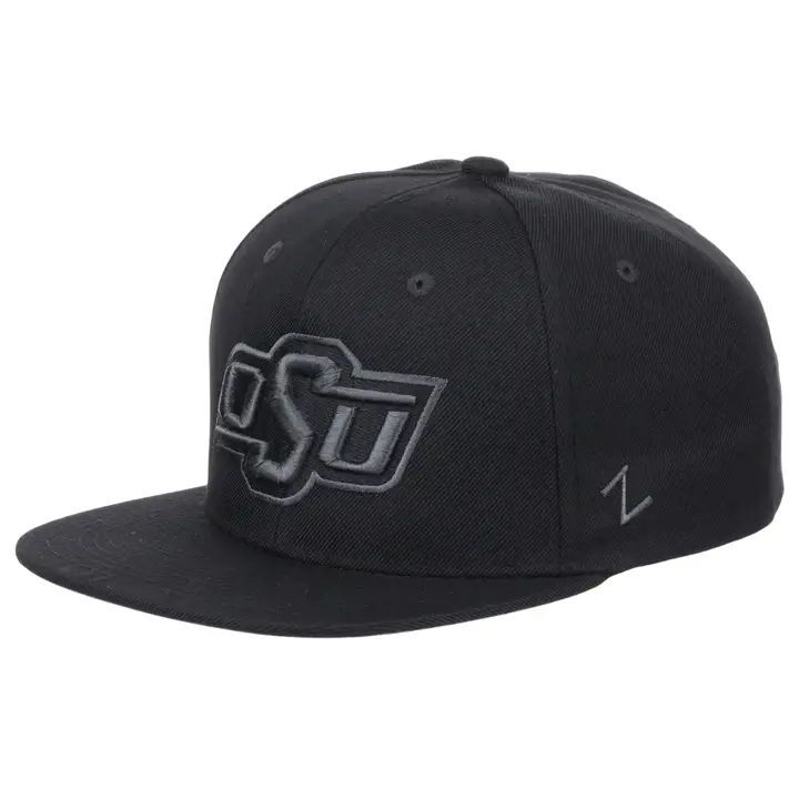 Casquette réglable noire et grise Oklahoma State Cowboys NCAA