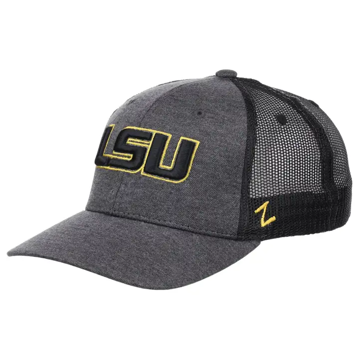 L.S.U. Randonnée nocturne NCAA Trucker CHARBON/NOIR