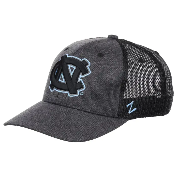 North Carolina Tar Heels NCAA Randonnée nocturne Casquette de camionneur CHARBON DE BOIS/BLEU