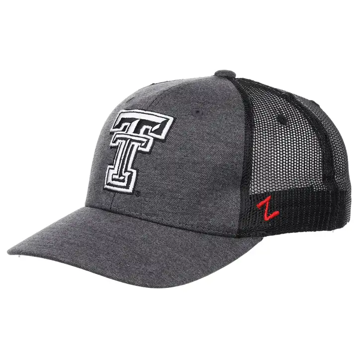 Texas Tech Red Raiders NCAA Night Hike Trucker CHARBON/NOIR