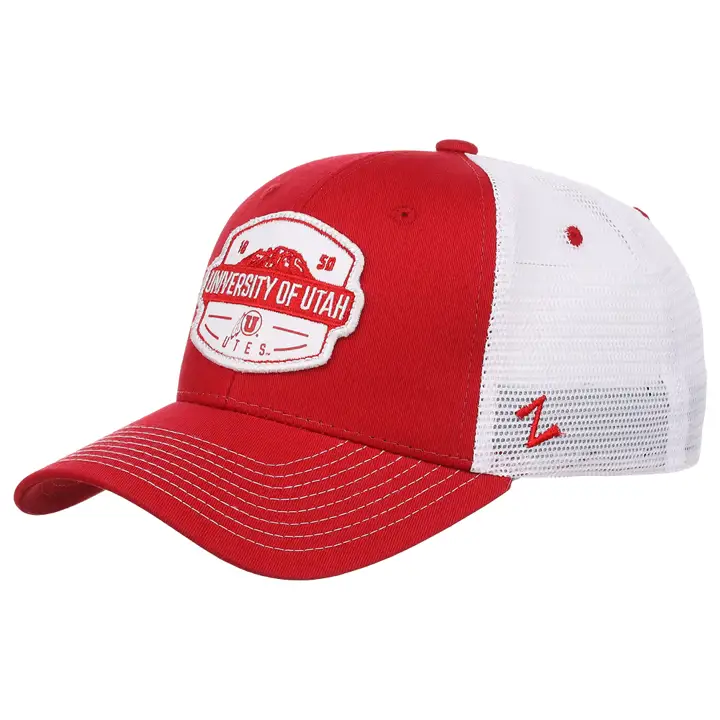 Utah Utes NCAA Bulwark Trucker ROUGE/BLANC