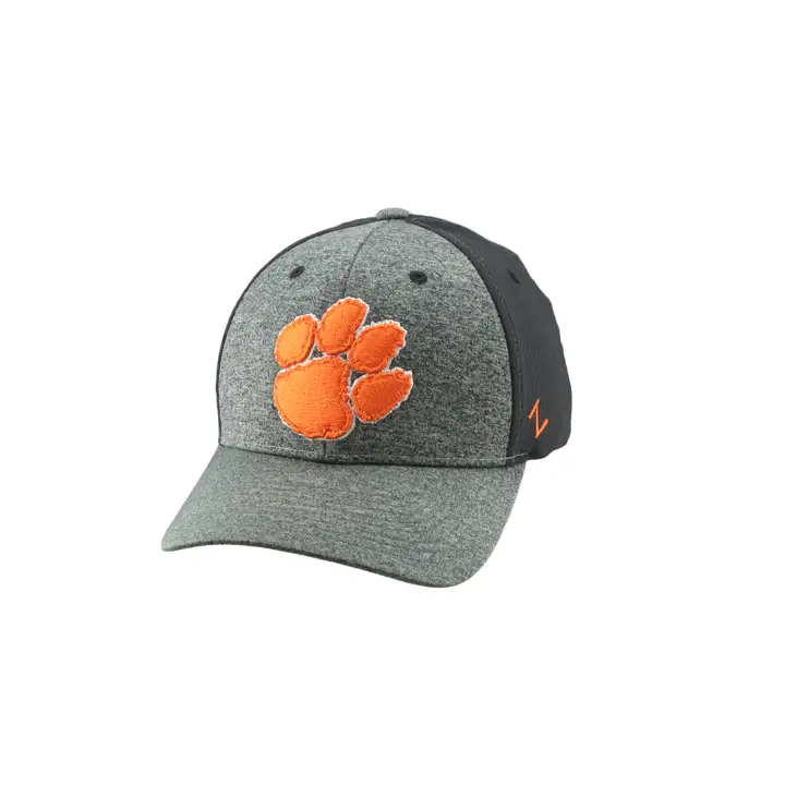Casquette Clemson Tigers NCAA Squabble Flex H-GRIS/NOIR