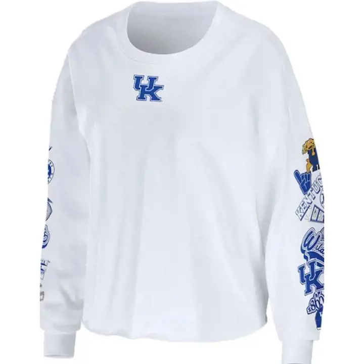 T-shirt manches longues Kentucky Wildcats Célébration NCAA 22 WHT