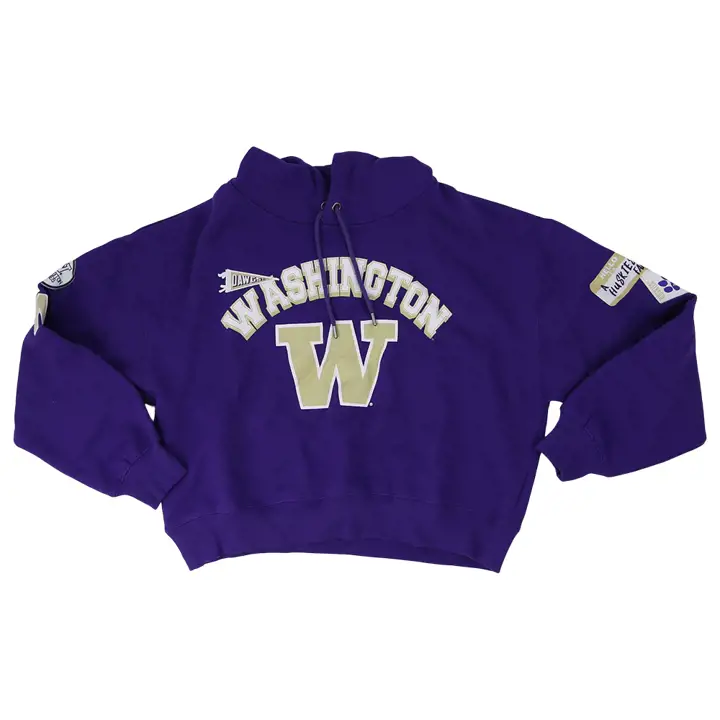 Sweat à capuche Washington Huskies NCAA pour femme – Esprit d'équipe 22 BLANC