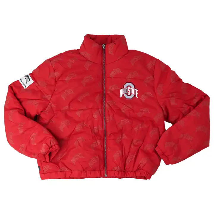 Doudoune femme Ohio State Buckeyes NCAA 22 ROUGE