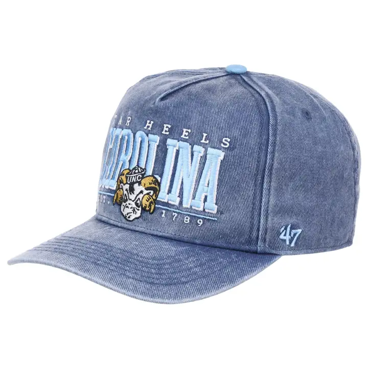 Casquette ajustable Fontana des Tar Heels de la Caroline du Nord, bleue