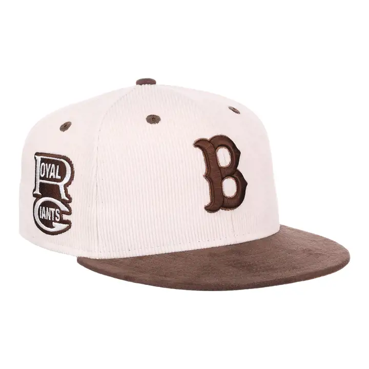 Brooklyn Royal Giants NLB Cordon de sac de sable ajusté ivoire/marron/beige