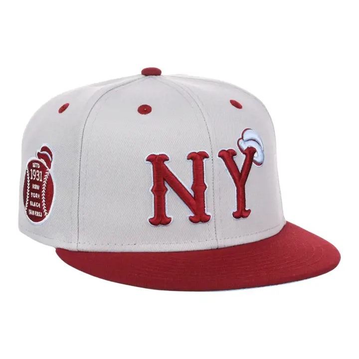 New York Black Yankees NLB Storm Chasers Fitted  gris/marine/noir
