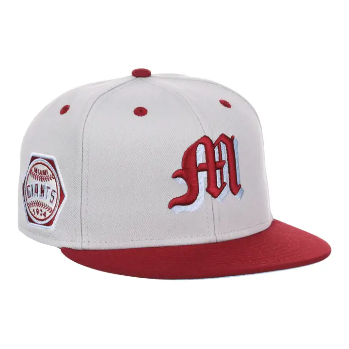 Casquette ajustée Miami Giants NLB Storm Chasers gris/marron/bleu ciel