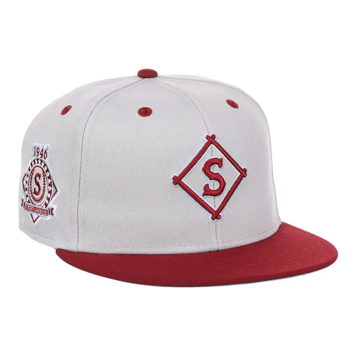 Seattle Steelheads NLB Storm Chasers ajustée gris/marine/bleu ciel