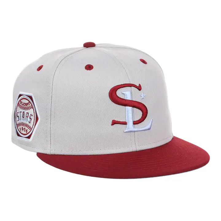 Casquette ajustée St. Louis Stars NLB Storm Chasers gris/marine/bleu ciel
