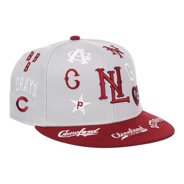 Ligue Noire de Baseball LNB Storm Chasers Ajustée gris/marron/bleu ciel