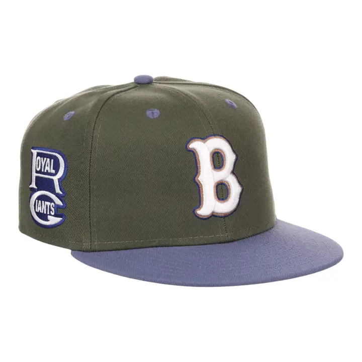 Brooklyn Royal Giants NLB Mossy Slate Ajustée olv/olv/gris