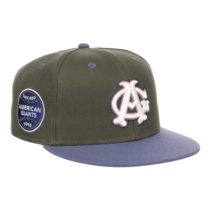 Chicago American Giants NLB Mossy Slate Ajustée olv/olv/gry