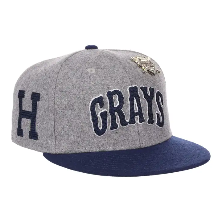 Homestead Grays NLB Walk Off Laine Ajustée gris/marine/vert