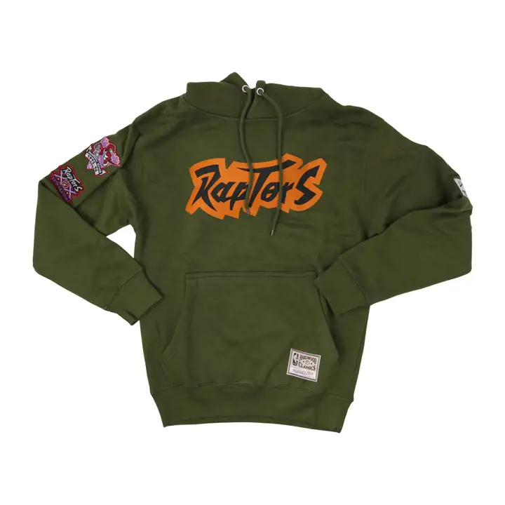 TORONTO RAPTORS NBA SCRIPT FLIGHT HOODY Mitchell & Ness olv