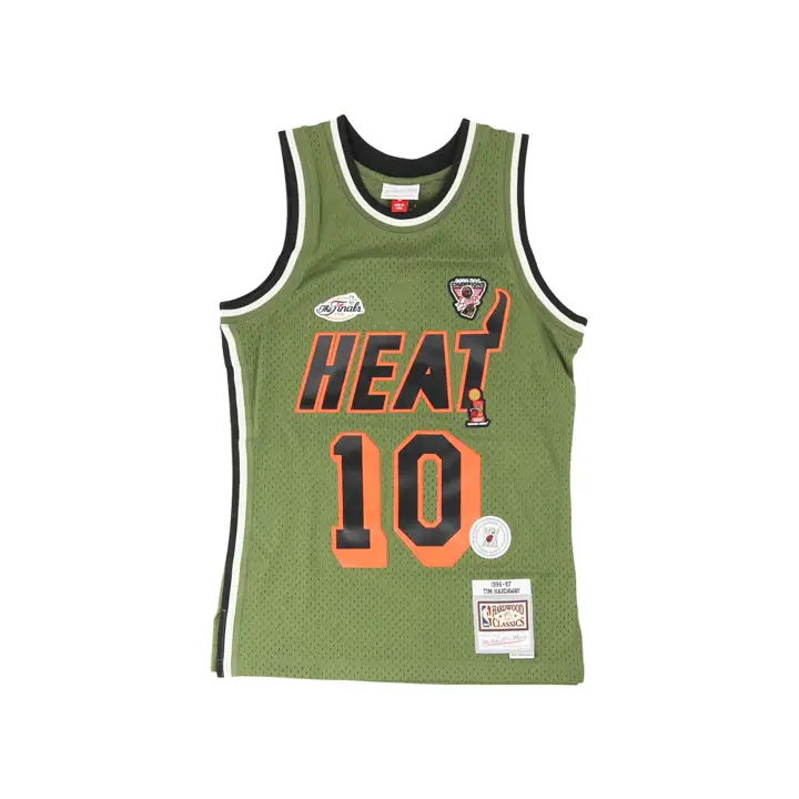 MIAMI HEAT NBA MAILLOT SWINGMAN FLIGHT Mitchell & Ness vert foncé