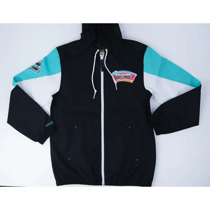 SPURS NBA COUPE-VENT ZIPPÉ INTÉGRAL VINTAGE Mitchell & Ness