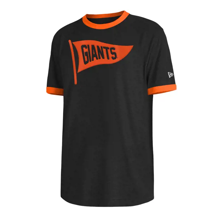 T-shirt San Francisco Giants MLB NE Coop Ringer Noir