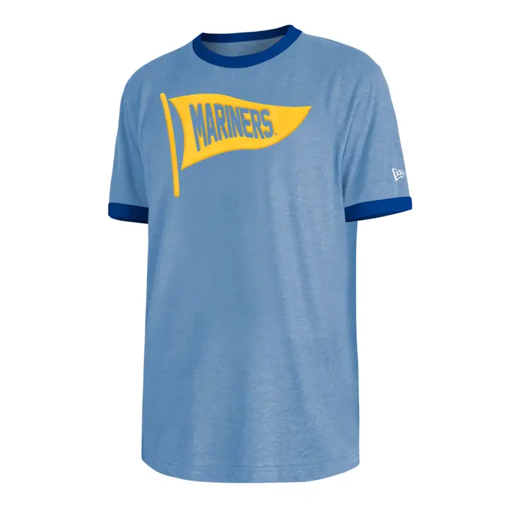 T-shirt Seattle Mariners MLB NE Coop Ringer BLEU