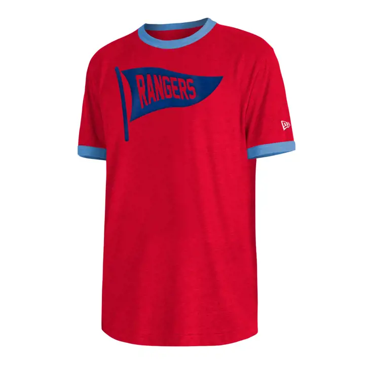 T-shirt à anneaux MLB Texas Rangers NE Coop DKBL