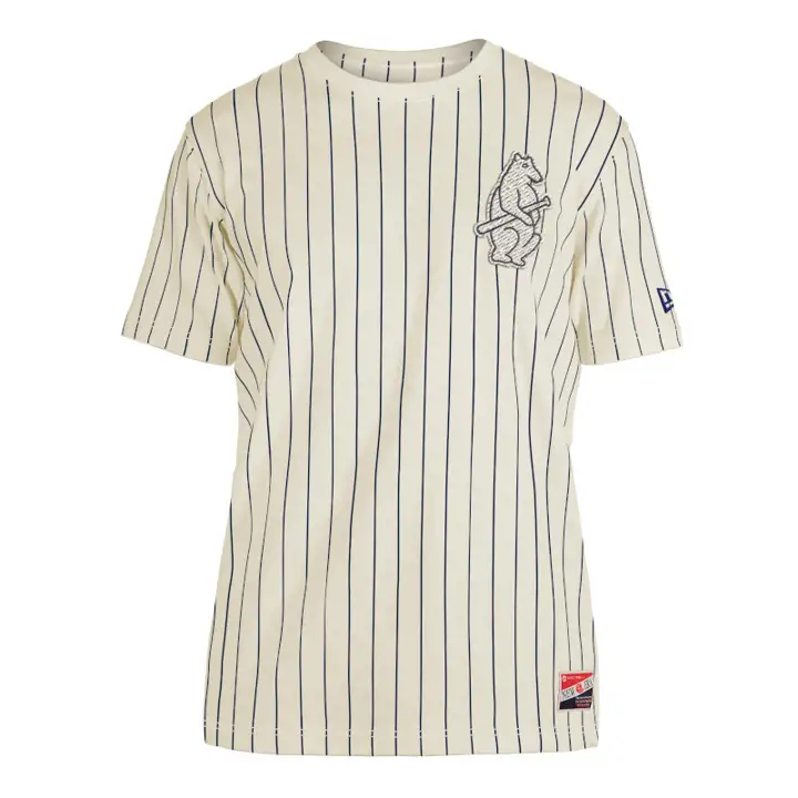 Chicago Cubs MLB NE Coop Pinstripe Crew Top III IVO