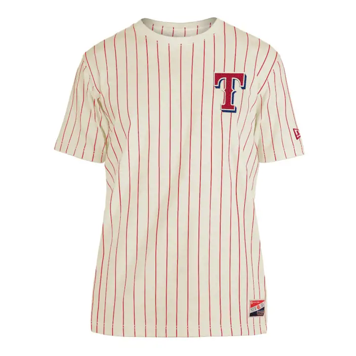 Haut à col rond rayé Texas Rangers MLB NE Coop III IVO
