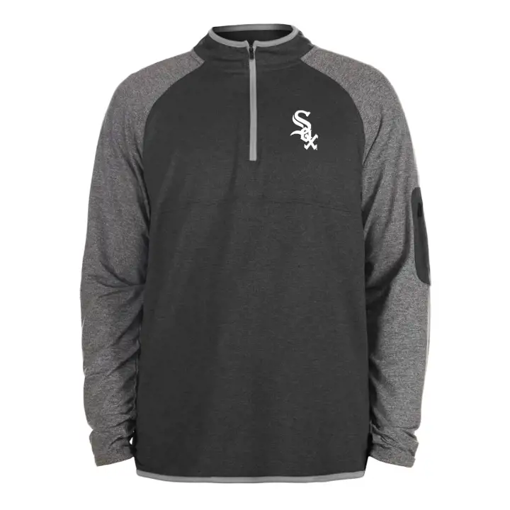 Chicago White Sox MLB NE Brushback 1/4 Zip BLK