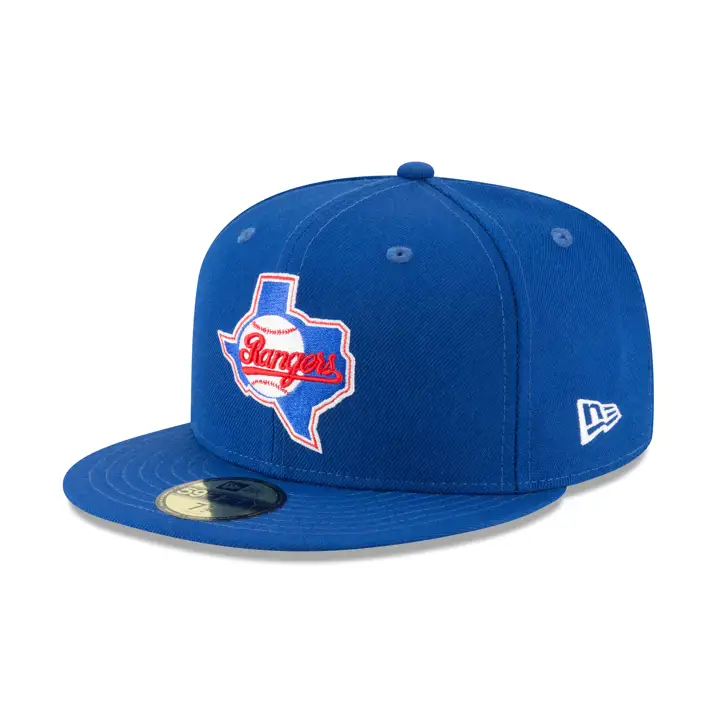 Texas Rangers MLB Coop Wool Stock 59FIFTY Bleu/Bleu