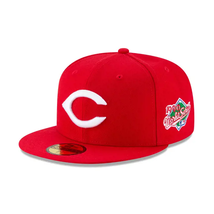 Casquette 59FIFTY MLB Cincinnati Reds WS Laine Rouge/Rouge