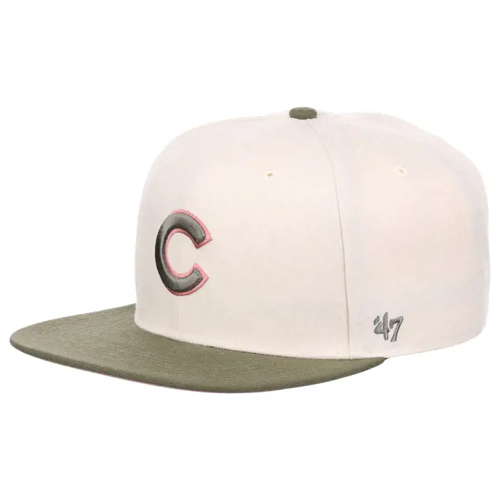 Casquette Captain MLB In Bloom des Cubs de Chicago ivoire/olive/mauve