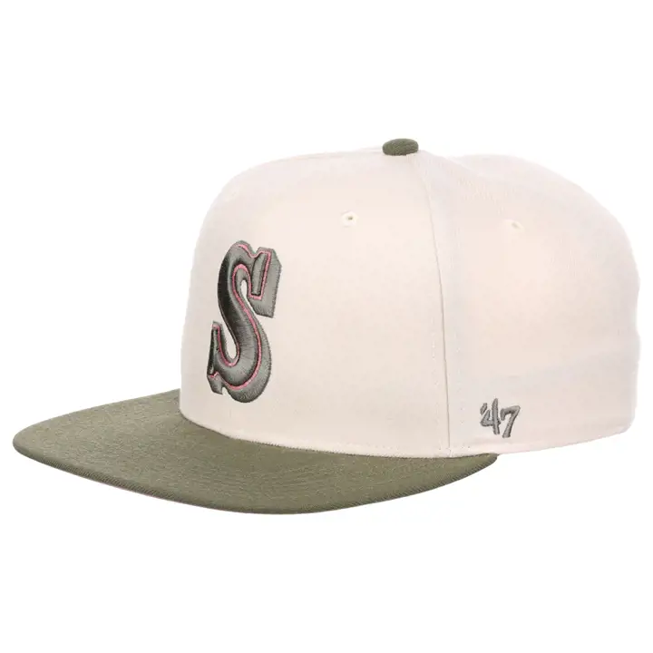 Seattle Mariners MLB In Bloom Casquette  ivoire/olive/mauve